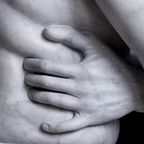 2009-2012, St. Benignus of Bischleben, lifesize stone sculpture, Carrara marble