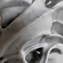 2012, BIOS*02 / Melancholia, stone sculpture, Carrara marble